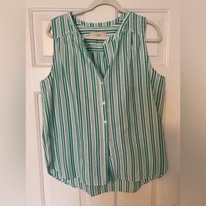 LOFT sleeveless blouse